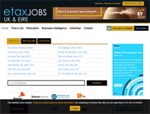 Tablet Screenshot of etaxjobs.co.uk