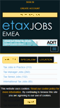 Mobile Screenshot of etaxjobs.eu